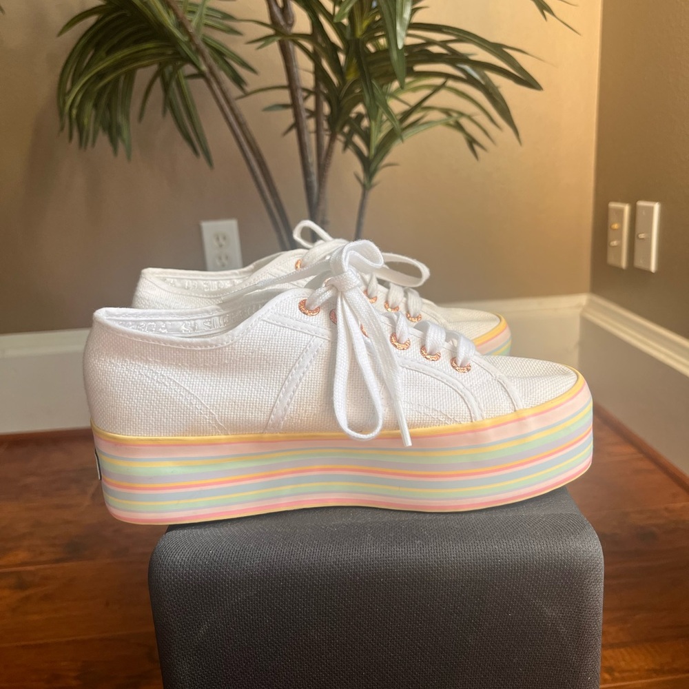 ✨ Rainbow Platform Superga Sneakers✨